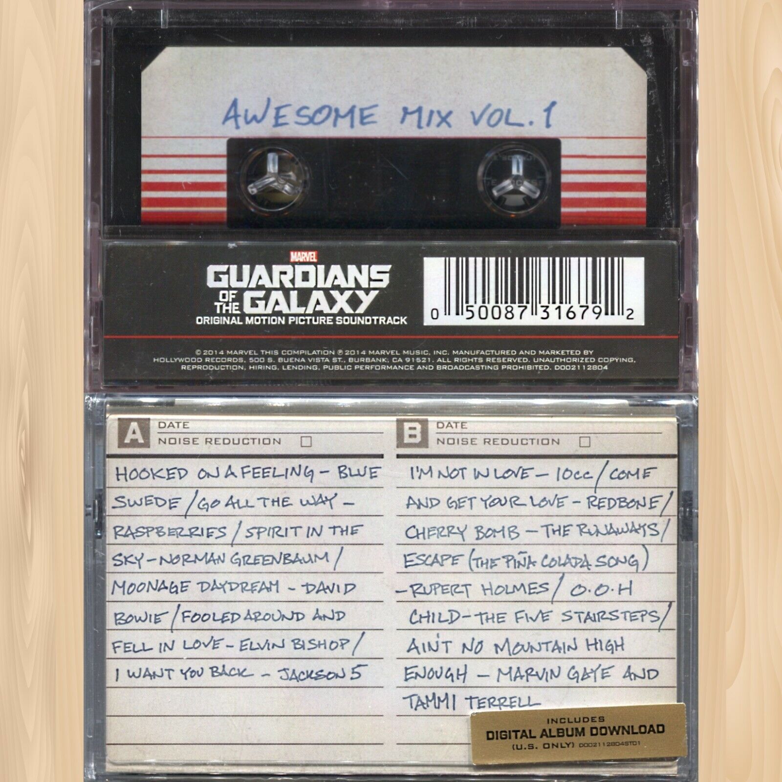 OF THE GALAXY Awesome Mix, Vol. 1 SOUNDTRACK Cassette Tape 50087316792 | eBay