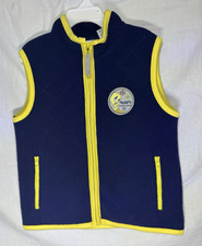 Tweety Bird Warner Bros Looney Tunes Fleece Vest Navy Blue Sz 6/6X VTG