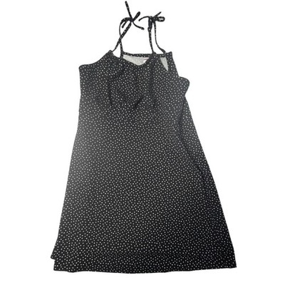 Limited Too Girls Size XL (16/18) Black White Flower Dress