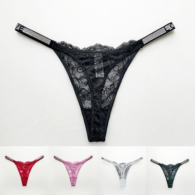 Strings Für Frauen Kleidung G-String Spitze Spitze Höschen Unterwäsche