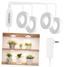 LORDEM Grow Light for Indoor Plants, 192 LEDs Ceiling Full Spectrum Four Head