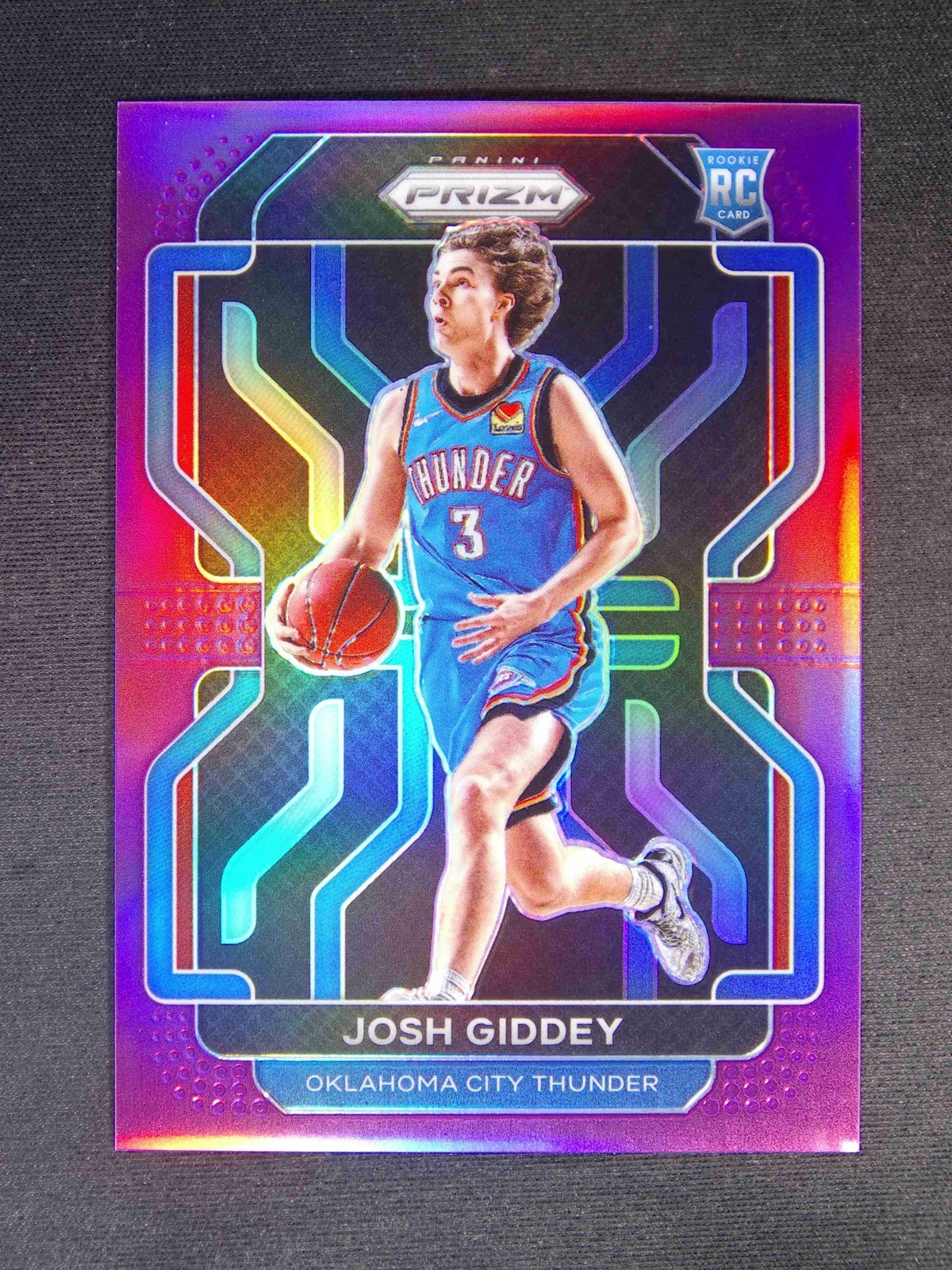 2021-22 Panini Prizm Josh Giddey #301 RC Rookie Purple Prizm /99