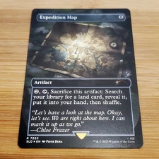 1x Expedition Map, 7053 - Foil, Uncharted Secret Lair, Magic MTG NM