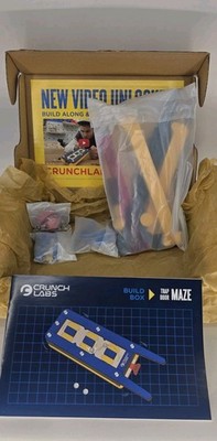 Crunch Labs Mark Rober Build Box Trap Door Maze STEM Toy Open Box