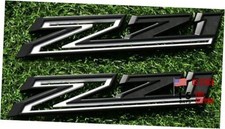 2 Pack 2019-2025 Z71 Emblem Decals Side Badges Compatible with Black White