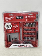 Milwaukee 48 Piece Impact Driver Bit Set Shockwave Impact Duty 48-32-4061 220 