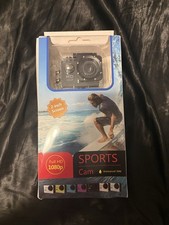 Sports Cam HD 1080p Waterproof Action Camera 2" LCD Wide Angle Black