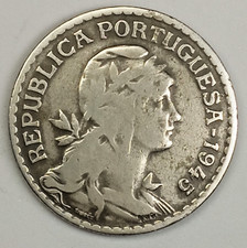 M268 Coin PORTUGAL, Republica Portuguesa, 1 Escudo 1945 KM#578 S. Orig. Photos