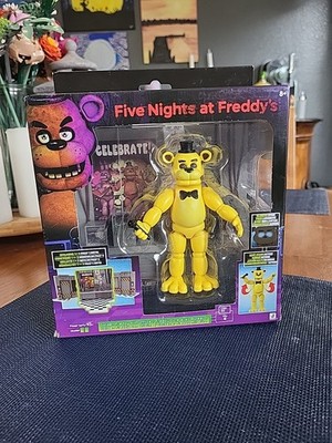 Jazwares Five Nights at Freddy's FNAF Golden Freddy Office Toy Set