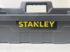 Stanley Black Plastic 2 Compartment Tool Storage Tote Tray