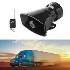 Car and Motorcycle Compatible 130dB 100W For Horn with 7 Sound Options
