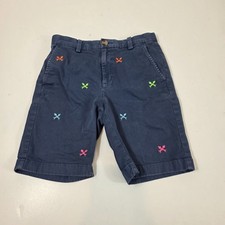 vineyard vines boy's shorts fishbone blue size 10