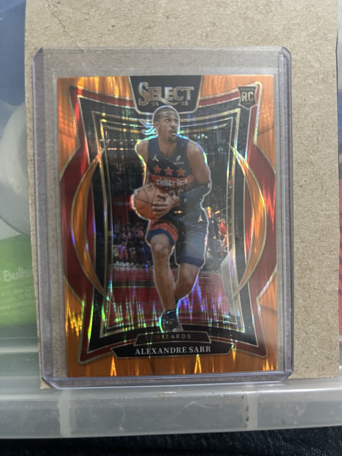 2024-25 Panini Select - Concourse Alexandre Sarr #73 Orange Flash Prizm (RC)