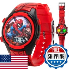 Accutime Marvel Spider-Man SPD3515AZ Digital Watch for Kids - Plastic