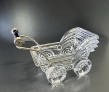 Kristalcolor Vintage Baby Carriage Crystal 24 Lead, Made in Italy