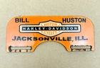 VINTAGE 12x5" HARLEY-DAVIDSON MOTORCYCLES GAS PORCELAIN LICENSE PLATE SIGN