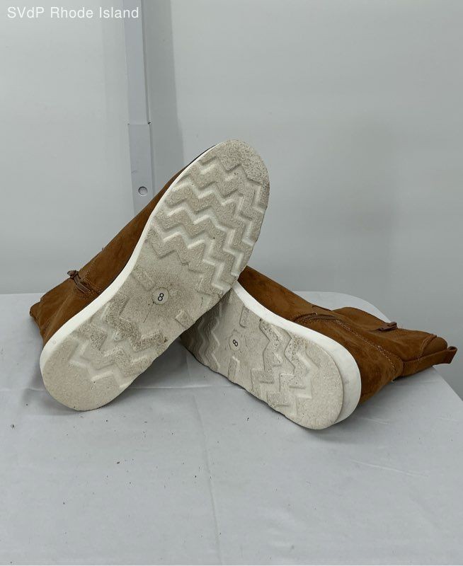 Universal Threads Brown Round Toe Boot Women 8 - image 5