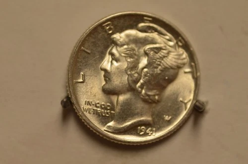 1941-P Mercury Dime (BU/UNC) (90% Silver Item #6989