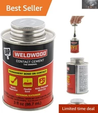 3 oz Weldwood Contact Cement - Quick Setting, Water-Resistant Glue for Projects
