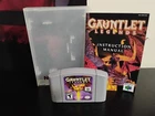 Gauntlet Legends Nintendo 64 W/Manual  Authentic Original Tested