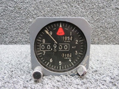 16007-61 Intercontinental Encoding Altimeter Indicator with Mods (Grey Face)