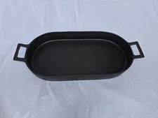 BSR Birmingham Stove Range Sportsman 3052 Cast Iron Oval Shallow 17" Fish Fryer