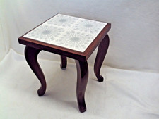 Sgabello fiori vintage legno fiori tavolino arredo stile gambe stile chippendale