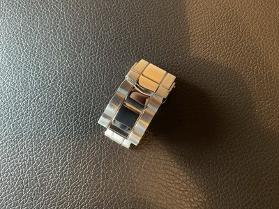 (Neu) Miltat Strapcode Edelstahl Faltschließe Taucher 18mm Matt/Poliert