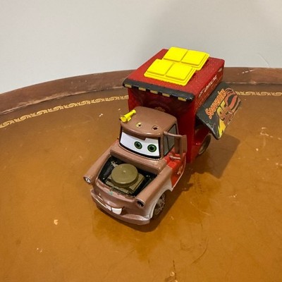 Disney Store Mater Souvenir Truck Kids OS Brown Red Good Diecast Piston Cup