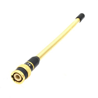 Walkie Talkie Metal Gold Spring Antenna BNC VHF 136-174Mhz Antenna Two Way Radio