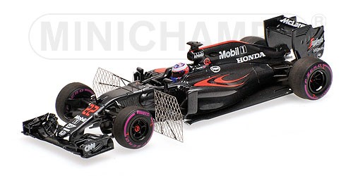 Minichamps 537164222 1/43 MCLAREN MP4-31 JENSON BUTTON AERO TEST BARCELONA 2016 - Picture 1 of 6