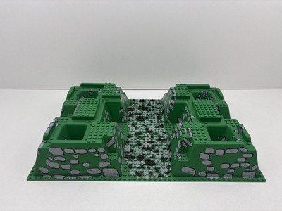 LEGO  System 3D Plate 32x48x6 Baseplate 30271px2 Ritter Castle 6091 6098 10176 1