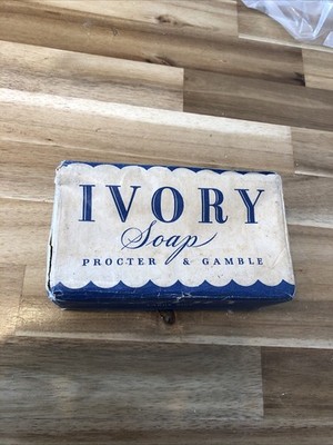 Vintage 1943 Ivory Soap Bar Large Size Procter & Gamble