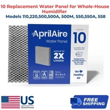 10 Replacement Water Panel for Whole-House Humidifier Models 110,220,500,500A