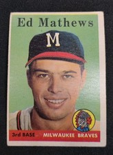 Eddie Mathews Cards and Autographed Memorabilia Guide 20