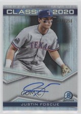 2020 Bowman Draft Class of 2020 134/250 Justin Foscue #C20A-JFO Auto 15r3