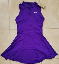 Nike Court Team Victory Tennis Dress Women's S NWT $82 DV3490-545 Dri-fit Adv 