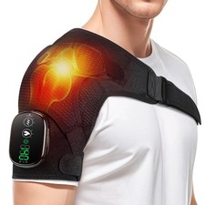 Cordless Shoulder Heating Pad with Massage, FSA Eligible Items List, Heated S...
