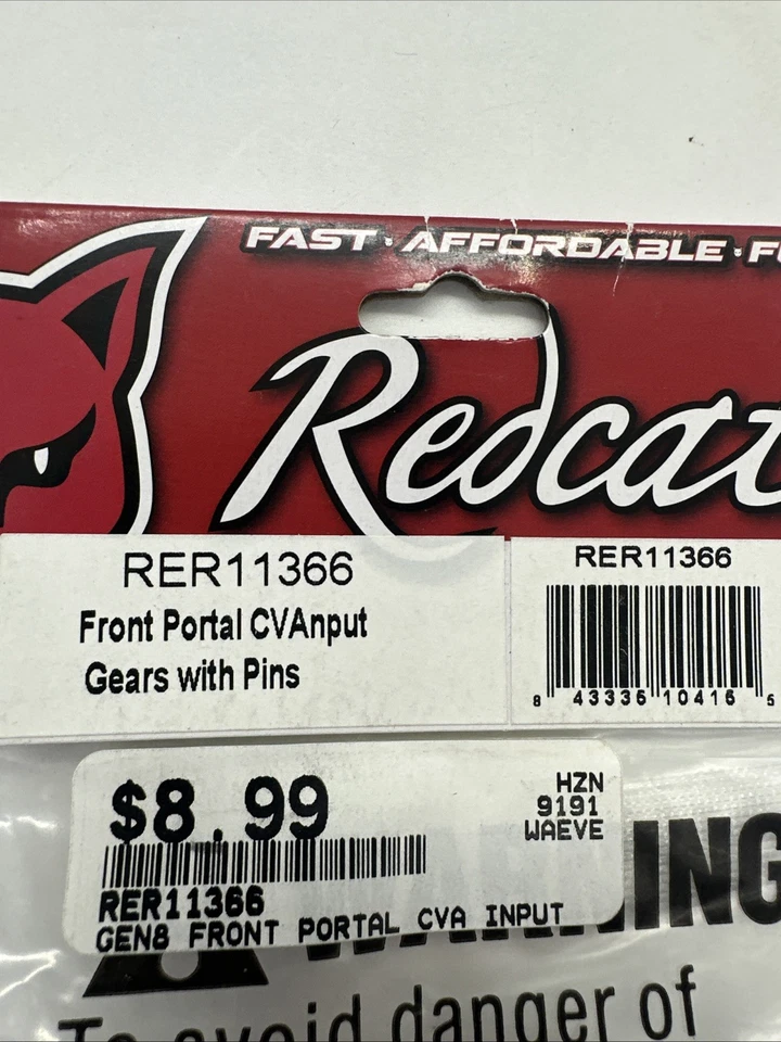 Front Portal CVAnput Gears with Pins Redcat RER11366 - Image 3 of 4