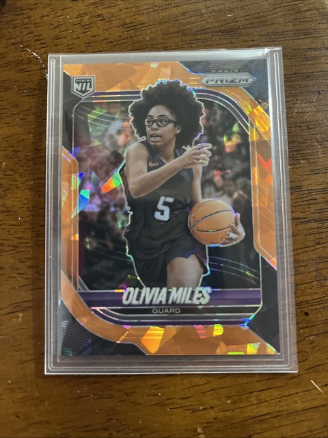 2025-26 Panini Prizm - Olivia Miles #123 Orange Ice Prizm (RC)