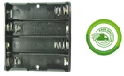 4xAA Battery Holder with 9V-Style Snap Connectors 6V - Philmore BH341