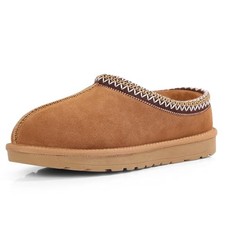 Women's Suede Slippers-Platform Slippers for Women Fuzzy Cozy Indoor Outdoor 7