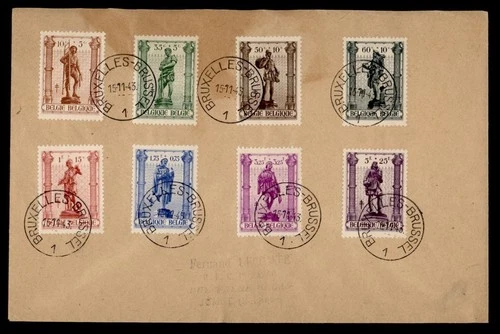 DR WHO 1943 BELGIUM TB SEMI POST COMBO FDC? M74709