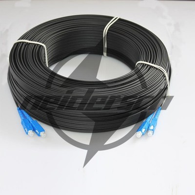 1PC 300M Outdoor SC-SC Duplex FTTH Drop Patch Cord G657 Fiber Optic Cable Jumper