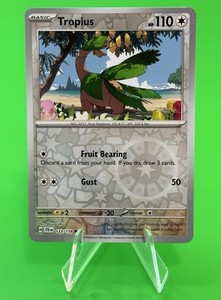 ⭐️⭐️Pokemon Tropius S & V Journey Together Reverse Holo Common 123/159 NM!!⭐️⭐️