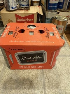 CARLING BLACK LABEL BEER Tab Top Six Pack SS CANS Baltimore MARYLAND.