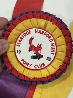 Elkridge Harford Pony Club Award 1952 Monkton Md 21111