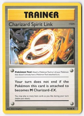 Charizard Spirit Link Normal Uncommon XY - Evolutions 75/108 NM