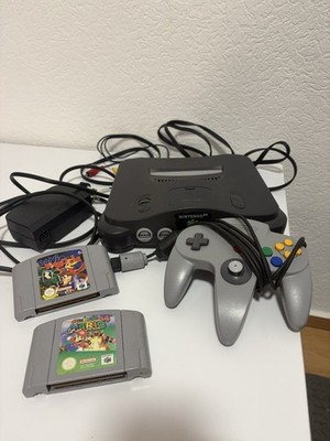 Nintendo 64 Spielekonsole - expansion Pak Schwarz, Inkl. Controller, 2 Spiele