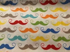 Rainbow Mustache pride mask masks reversible women men teen cotton 3 layer new